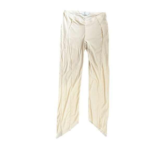 Sami Miro Vintage Asymmetric Pants in Nude – Size XL - Picture 4 of 9